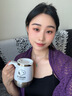 史努比（SNOOPY）保温杯304不锈钢马克咖啡杯家用喝水杯男士办公室茶杯女学生杯子 云沙白420ML【带盖+杯刷+勺】升级 实拍图