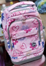 京商（Kyosho）日本拉杆书包小学生男孩女生儿童大容量防水可爬楼初中双肩包可背 18寸花与爱心（3年级以上） 实拍图