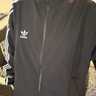 adidas休闲舒适三条纹立领夹克外套男装秋季阿迪达斯官方轻运动 黑色/白（推荐选大一码）   L 实拍图