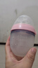 可么多么奶瓶新生婴儿宽口径硅胶防胀气宝宝奶瓶仿母乳奶瓶 粉色 150ml 实拍图