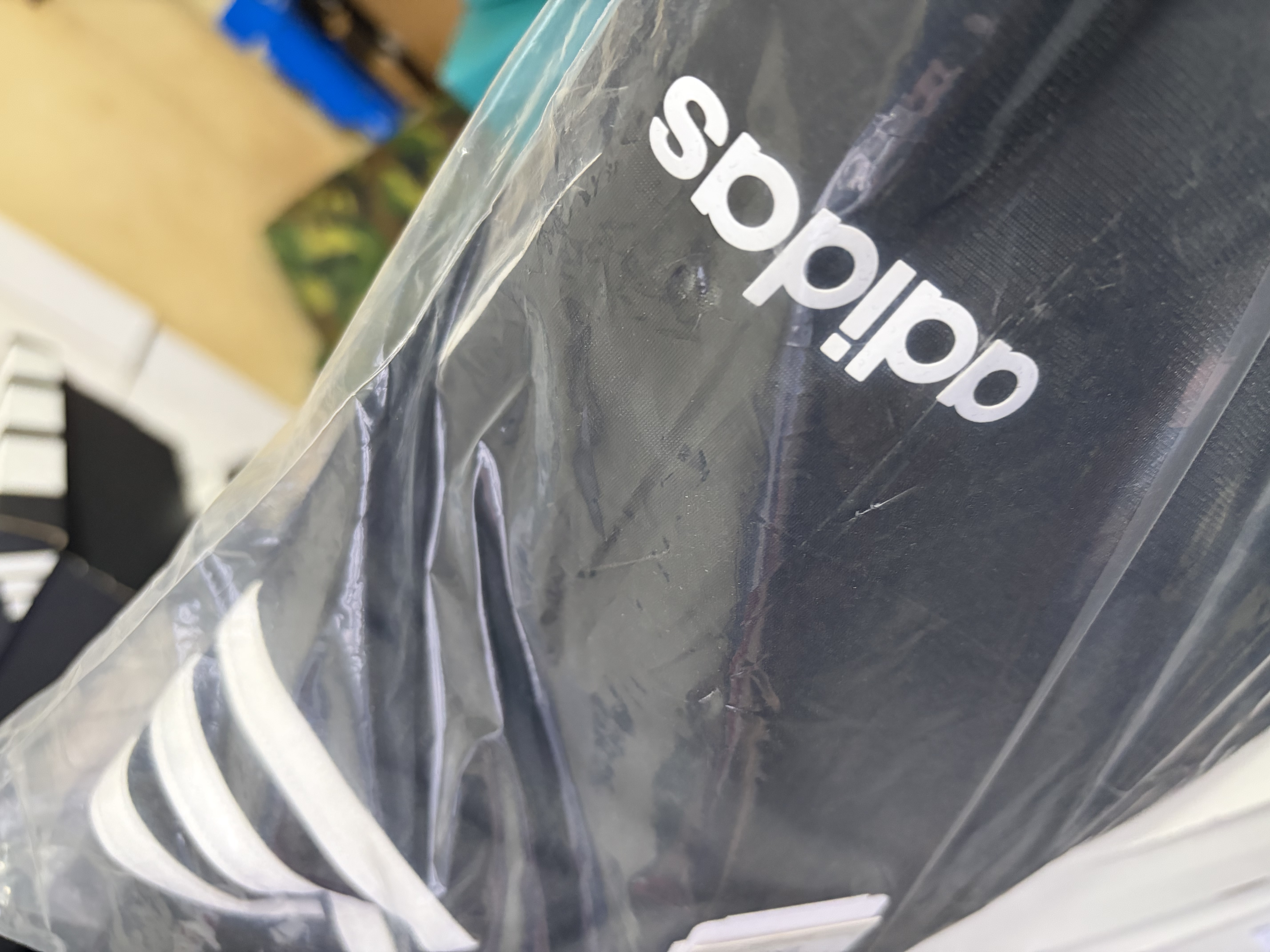 adidas简约三条纹跑步运动立领夹克外套男装秋季阿迪达斯官方 黑色/白（推荐选大一码）   M 实拍图