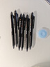 晨光（M&G）文具热可擦中性笔 按动ST笔头黑色0.5mm 小学生防滑笔握 简约办公热敏摩擦签字笔 6支AKPJ2607A 实拍图