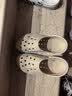 卡骆驰（CROCS）贝雅卡骆班洞洞鞋|205089 白/深蓝-126   43 (270mm)   实拍图