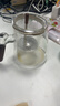 宣室堂泡茶壶家用茶壶新款飘逸杯耐热玻璃内胆泡茶杯一键茶水分离杯茶具 【透明款】飘逸壶650毫升650ml 实拍图