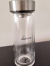 希诺双层玻璃杯男家用商务办公泡茶杯子过滤车载水杯XN-9301 265mL 实拍图