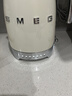 SMEG/斯麦格复古电热水壶KLF04烧水养生壶大容量家用不锈钢恒温泡茶咖啡自动断电保温生日乔迁新婚礼物 1.7L 奶白色 实拍图