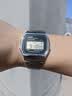 卡西欧（CASIO）运动防水复古经典小方块学生男女小银砖小银块银色 A159WA-N1D 实拍图