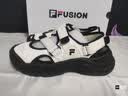 FILA FUSION斐乐潮牌玛丽珍凉鞋女鞋凉拖魔术贴海螺沙滩鞋 实拍图