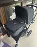 博格步（BUGABOO） FOX CUB 荷兰全功能高景观婴儿推车可坐躺 黑架午夜黑布组 实拍图