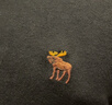 Abercrombie & Fitch经典小麋鹿图案情侣柔软纯棉短袖T恤上衣26春夏男装124-6014 黑色 L (180/108A) 实拍图