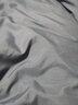 南极人（Nanjiren）纯色磨毛被套150x200cm单双人被罩200x230cm学生被套单件被褥全套 蓝色+驼色【亲肤透气可裸睡】 1.2米床三件套【被套150*200】 实拍图