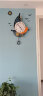美世达钟表装饰挂钟客厅简约北欧创意现代挂墙艺术时尚网红家用大气时钟 加大号：45*81（表盘27）CM 实拍图