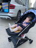YUYU悠悠第8代高景观婴儿车超轻便可坐可躺便携上飞机BB儿童推车 8代黑色嘻哈星球（枪色车架） 实拍图