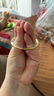 周大福素圈婚嫁足金镯子实心黄金手镯女(工费:280计价)EOF355 56mm 足金 约9.75g 实拍图