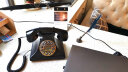 屯奇居（TQJ） 老式欧式仿古电话机美式复古座机家用办公电话黑色金属旋转 黑色按键免提版 晒单实拍图