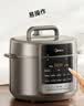 美的（Midea）饺子王电压力锅5L家用电锅全自动智能预约无水焗双胆开盖火锅高压锅MY-E5910(4-6人) 实拍图