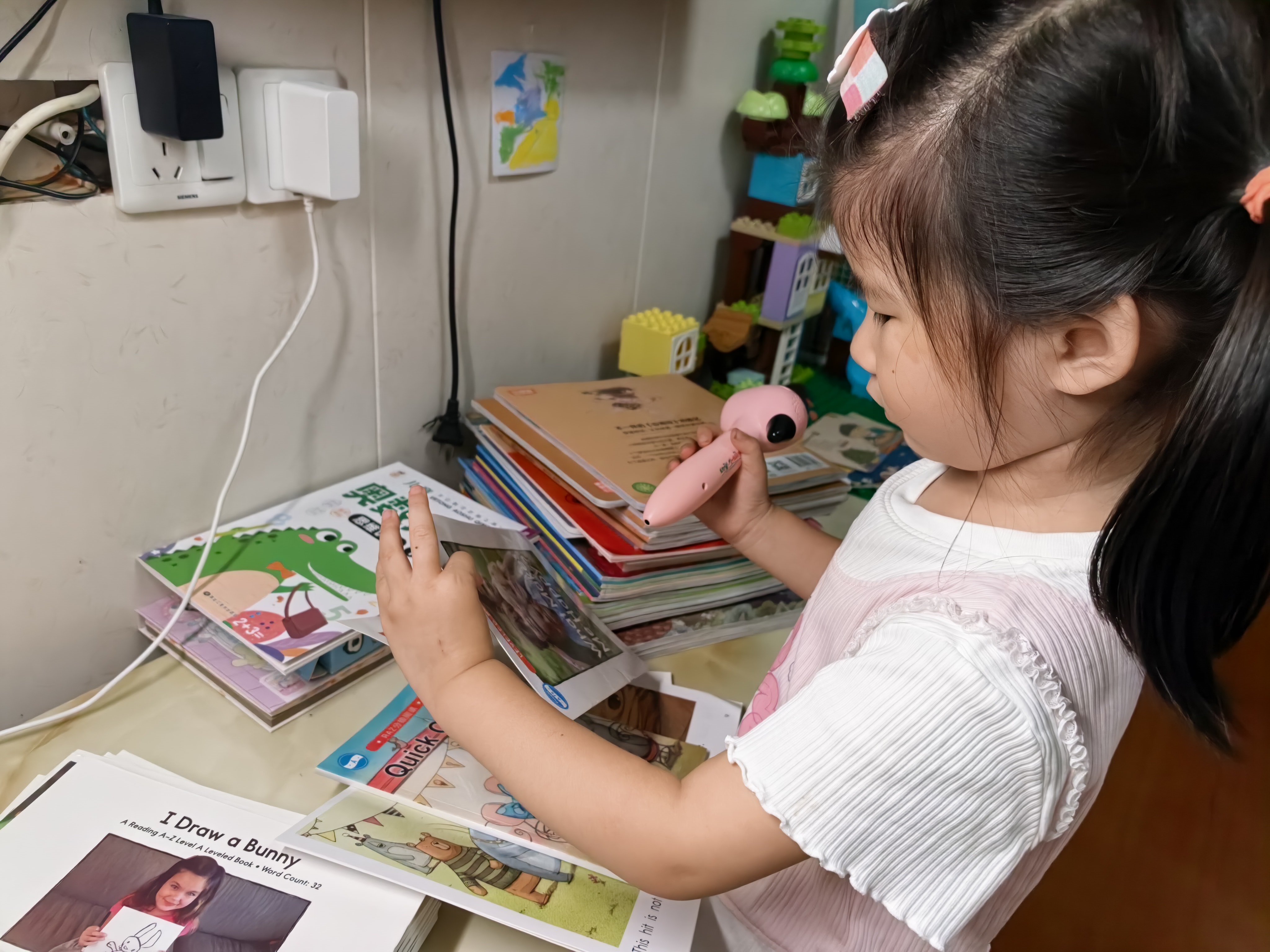 幼学小蝌蚪点读笔a8s幼儿童1-3-6-12岁英语早教raz分级阅读绘本幼学毛毛虫 【新品上市】A8S(32G)普通版-粉 实拍图