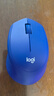 罗技（Logitech）M330 静音鼠标 无线鼠标 办公鼠标 右手鼠标 蓝色 带无线2.4G接收器 实拍图