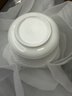 斯凯绨（Sky Top）面碗陶瓷骨瓷汤碗纯白浮雕碗家用餐具6英寸璀璨4件套装 实拍图