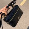 蔻驰（COACH）新款奥莱女士女包RAINER 18号斜挎包单肩包盒子包手提通勤 IM/黑色 实拍图