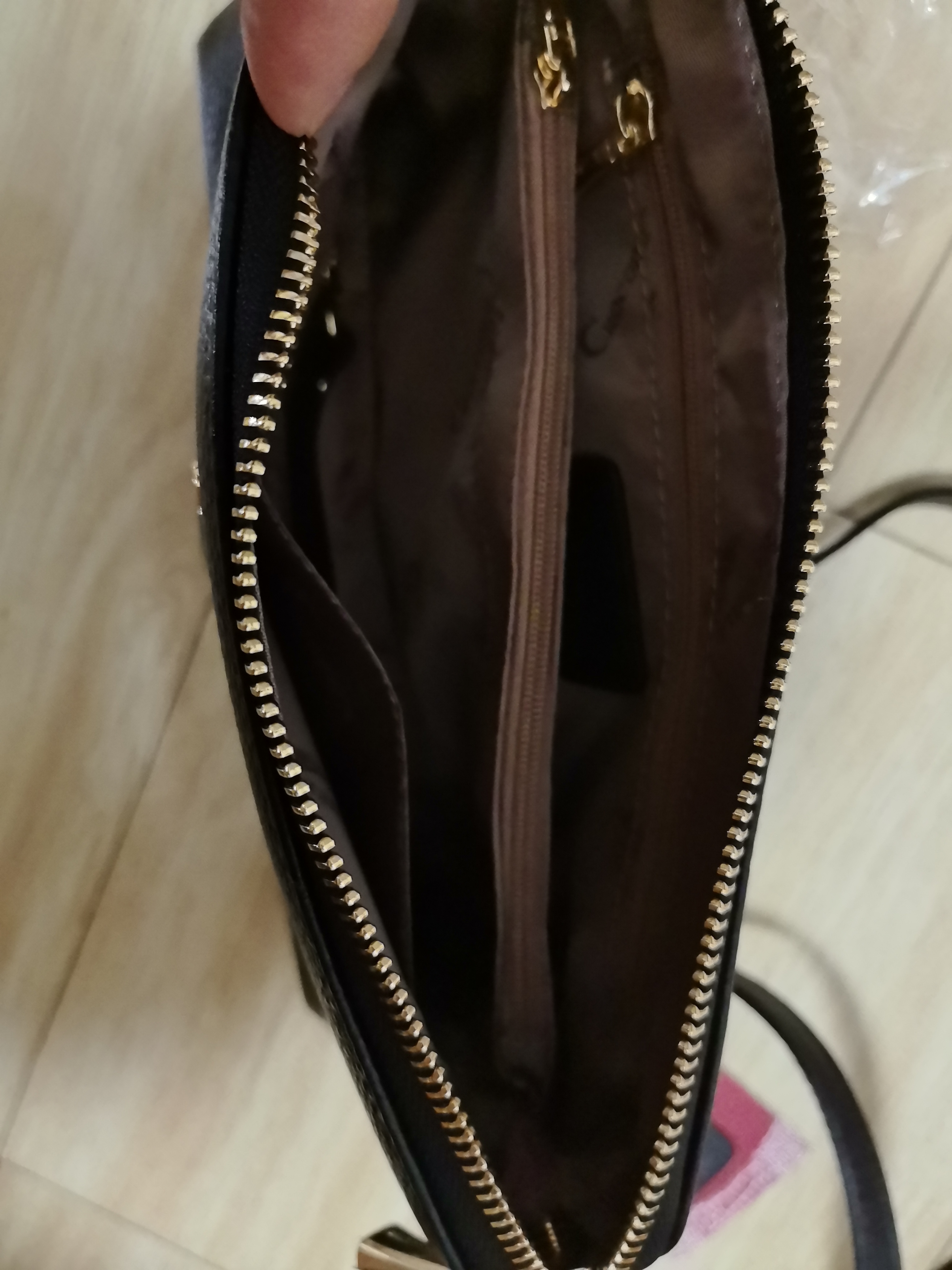 鳄鱼恤头层牛皮手腕包百搭女包包休闲斜挎包女士单肩包 实拍图