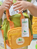 SHUKIKU方糖多功能迷你包儿童防泼水双肩包户外旅游斜挎包手提包橡果绿 实拍图