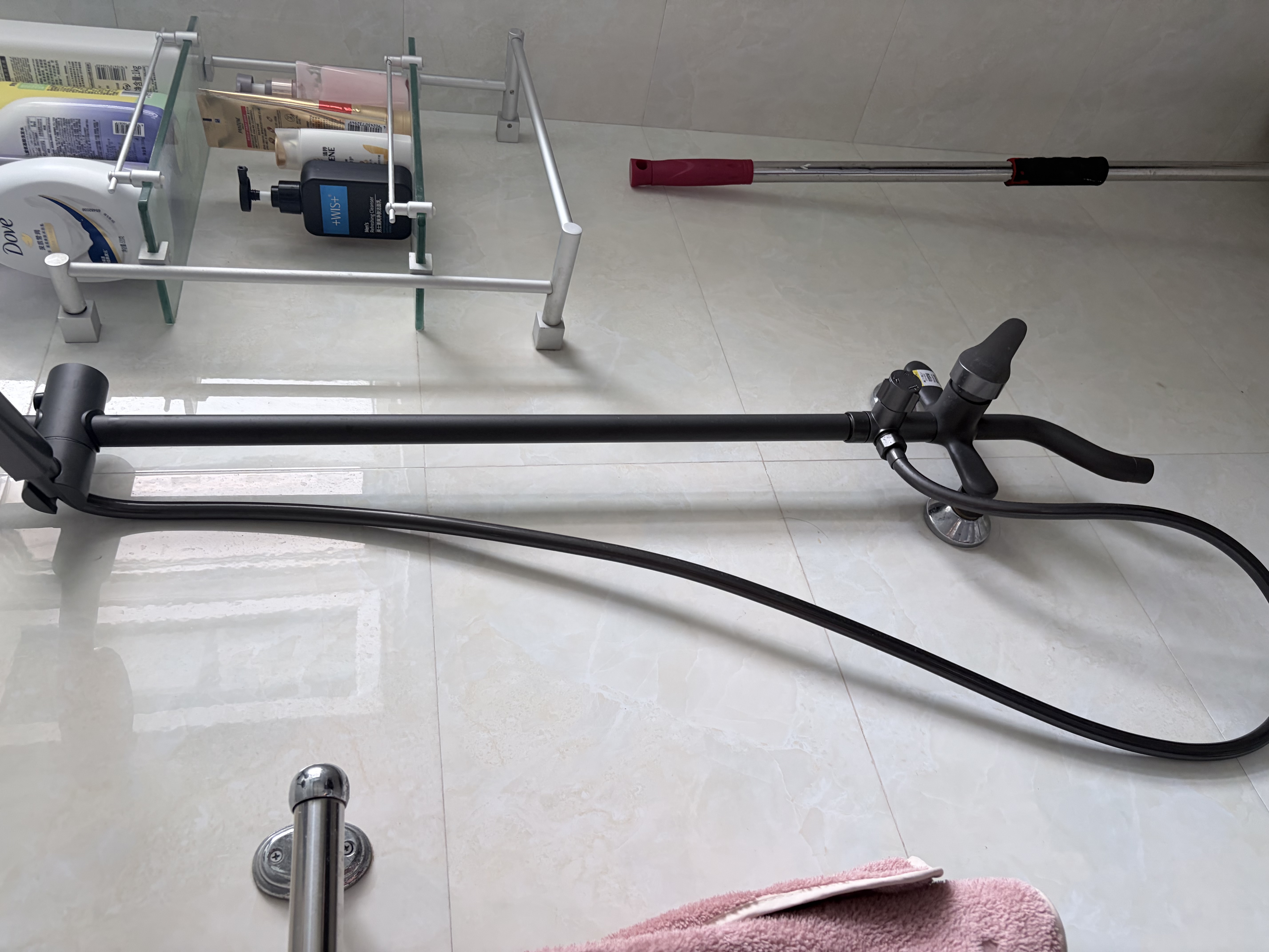 荣事达淋浴花洒套装精铜卫浴室家用一体花洒洗澡喷头增压淋浴器全套Y1 实拍图