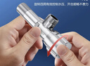 莱尔诗丹（Larsd）加长角阀 铜主体加厚冷热水快开三角阀 4分八字阀 止水阀 LD10207 实拍图