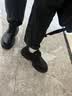 公牛世家男鞋夏季透气镂空皮鞋男士厚底大头增高工装鞋低帮打孔马丁靴 实拍图