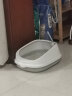 疯狂的主人猫砂盆中号半封闭式猫厕所防外溅猫沙盆幼猫成猫猫屎盆猫咪用品 实拍图
