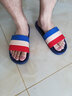 【 足弓设计 运动户外】安尚芬 凉拖鞋男夏季时尚户外EVA软底防滑耐磨拖鞋 白橙【夏日款】 44-45适合43-44 实拍图