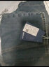MR.25牛仔裤男美式重磅复古秋季宽松裤子男士阿美咔叽做旧百搭哈伦裤男 蓝色 33 适合150-165斤 实拍图