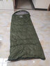 傲驴（AOLV）羽绒睡袋户外成人加厚防寒保暖冬季鹅绒零下10度20度30度成人露营 伸手1000克军绿色 实拍图