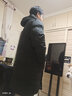 啄木鸟（TUCANO） 品牌轻奢高端羽棉绒服男中长款新款大码加肥加大冬季棉衣男装 9788中长款黑色  5XL 181-200斤 实拍图