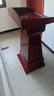洛来宝 主席台会议演讲台桌发言台培训台迎宾台操作台 680*420*1150mm 实拍图