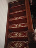 双喜临门 楼梯垫 踏步垫欧式实木楼梯垫免胶自粘吸水防滑地垫可水洗 900红色 30cm*85cm（加厚升级：免胶底+3厘米折边） 实拍图
