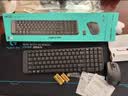罗技（Logitech）MK220 键鼠套装 无线键鼠套装 办公键鼠套装  多媒体键鼠套装 带无线2.4G接收器 黑色 实拍图