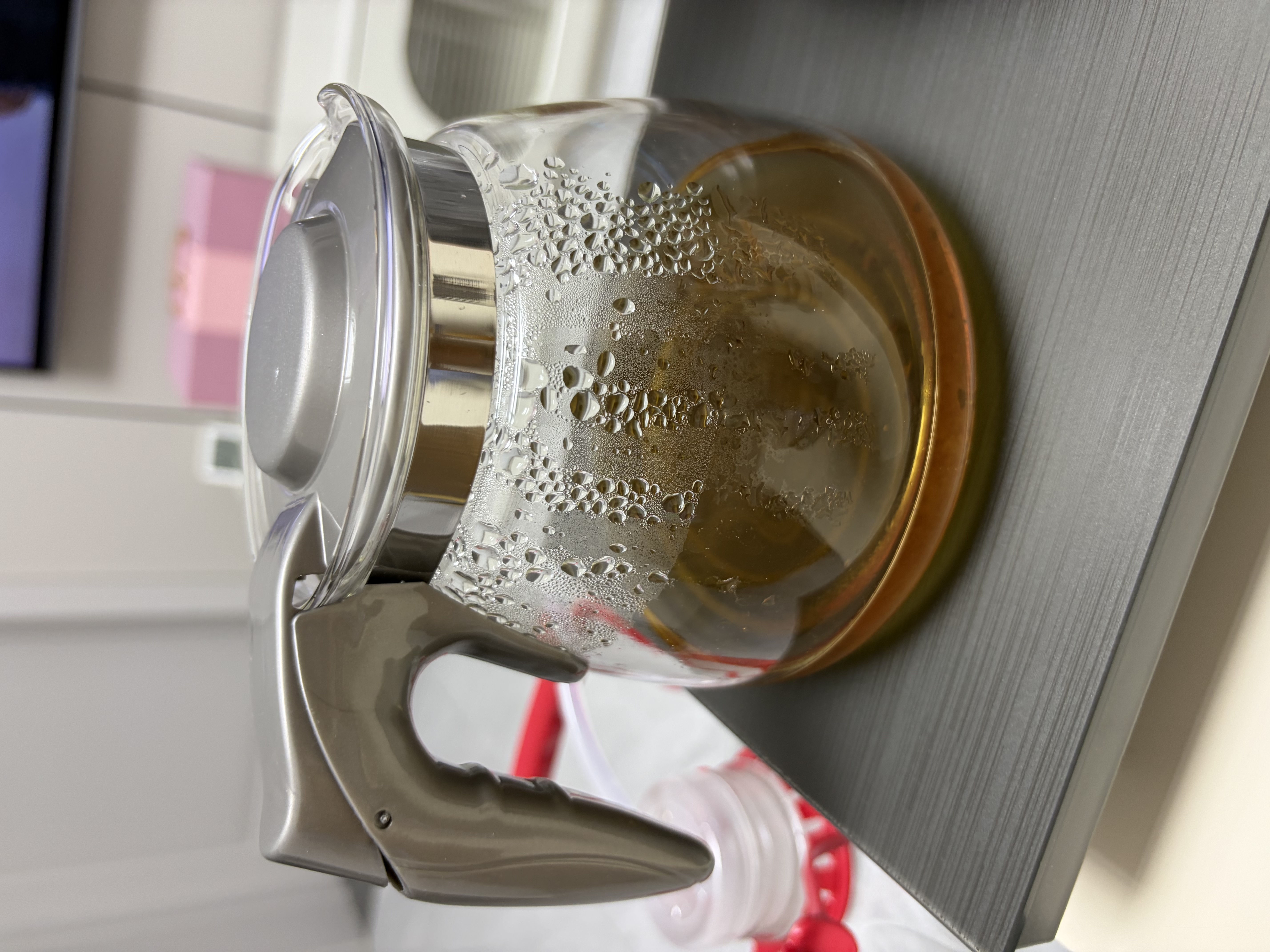 友家铺子（Biooner）全自动上水电热水壶 茶台烧水壶家用办公一体机茶桌茶几嵌入式茶具电茶炉套装 1L 钛灰色单上水-保温款（37*20cm） 实拍图