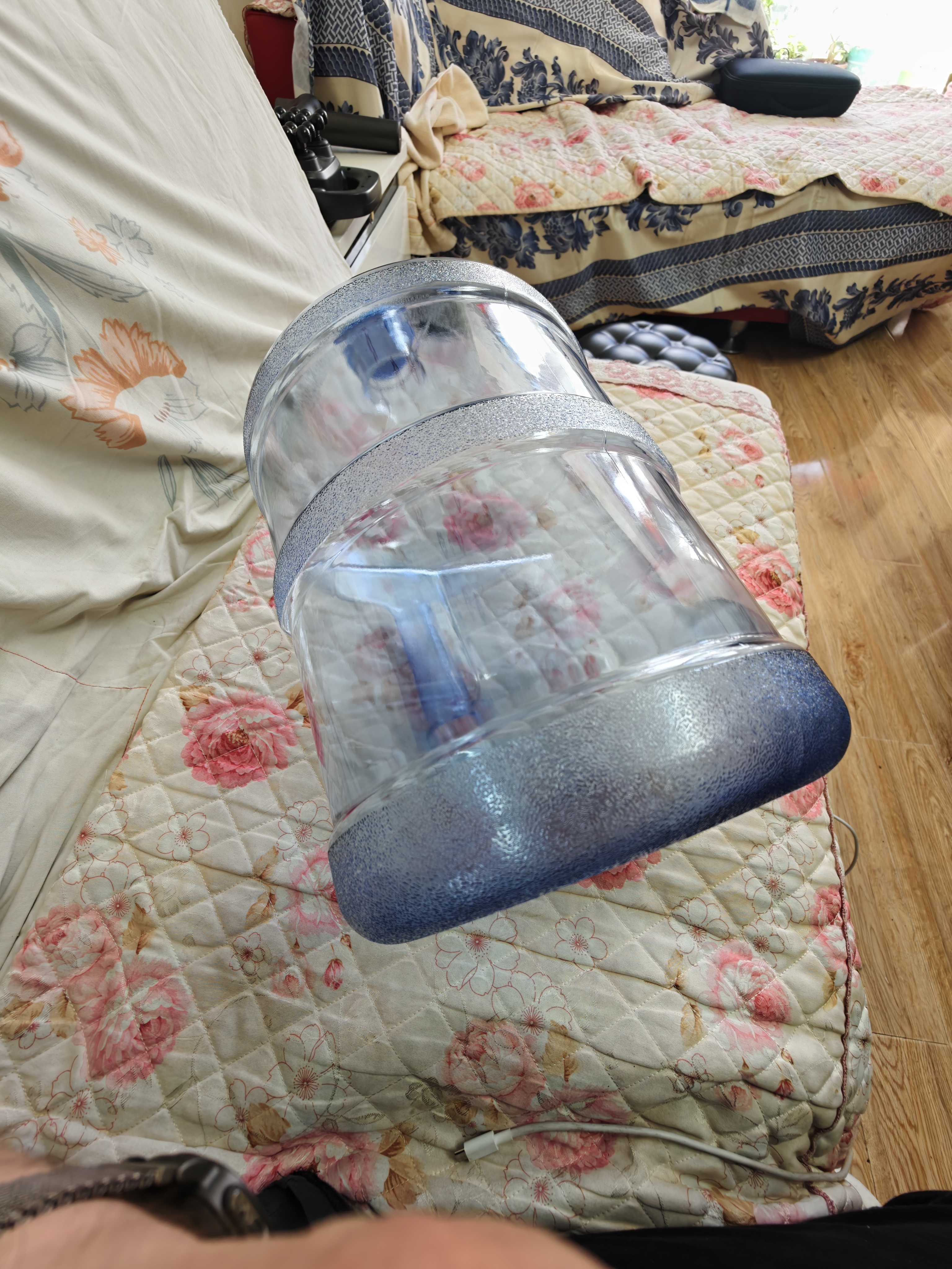 拜杰纯净水桶 食品级PC桶装水桶 矿泉水桶饮水机茶台吧机水桶手提户外桶 大容量15L 实拍图