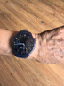 华为HUAWEI WATCH 5 46mm高端款航天级钛合金表壳银河紫素皮复合表带首创X-TAP智感窗 实拍图