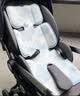 babycare自然凉选车席透气宝宝专用手推车坐垫通用席子薄荷冰柠38×70CM 实拍图