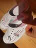 Skechers斯凯奇童鞋一脚蹬包头凉鞋春夏季女中童洞洞鞋308310L 实拍图