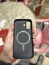 耐尔金 适用iPhone17手机壳磁吸苹果17手机壳全包防摔磨砂防滑保护套镜头加高轻薄简约商务 护盾Pro黑色 实拍图