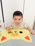 葆氏硅胶餐垫桌垫儿童零食垫带饭兜小学生专用食品级防水桌垫 实拍图