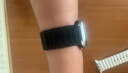 MSSM适用苹果手表表带apple watch S11/S10硅胶磁吸表带iwatch s9/8/se3/Ultra3回环运动表带 黑色 实拍图