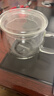富光花茶杯透明茶杯内胆茶水分离杯办公室玻璃杯子水杯350ml 实拍图
