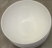 陶相惠骨瓷面碗汤碗釉下彩7英寸家用大容量吃泡面微波炉纯白陶瓷碗2只装 实拍图