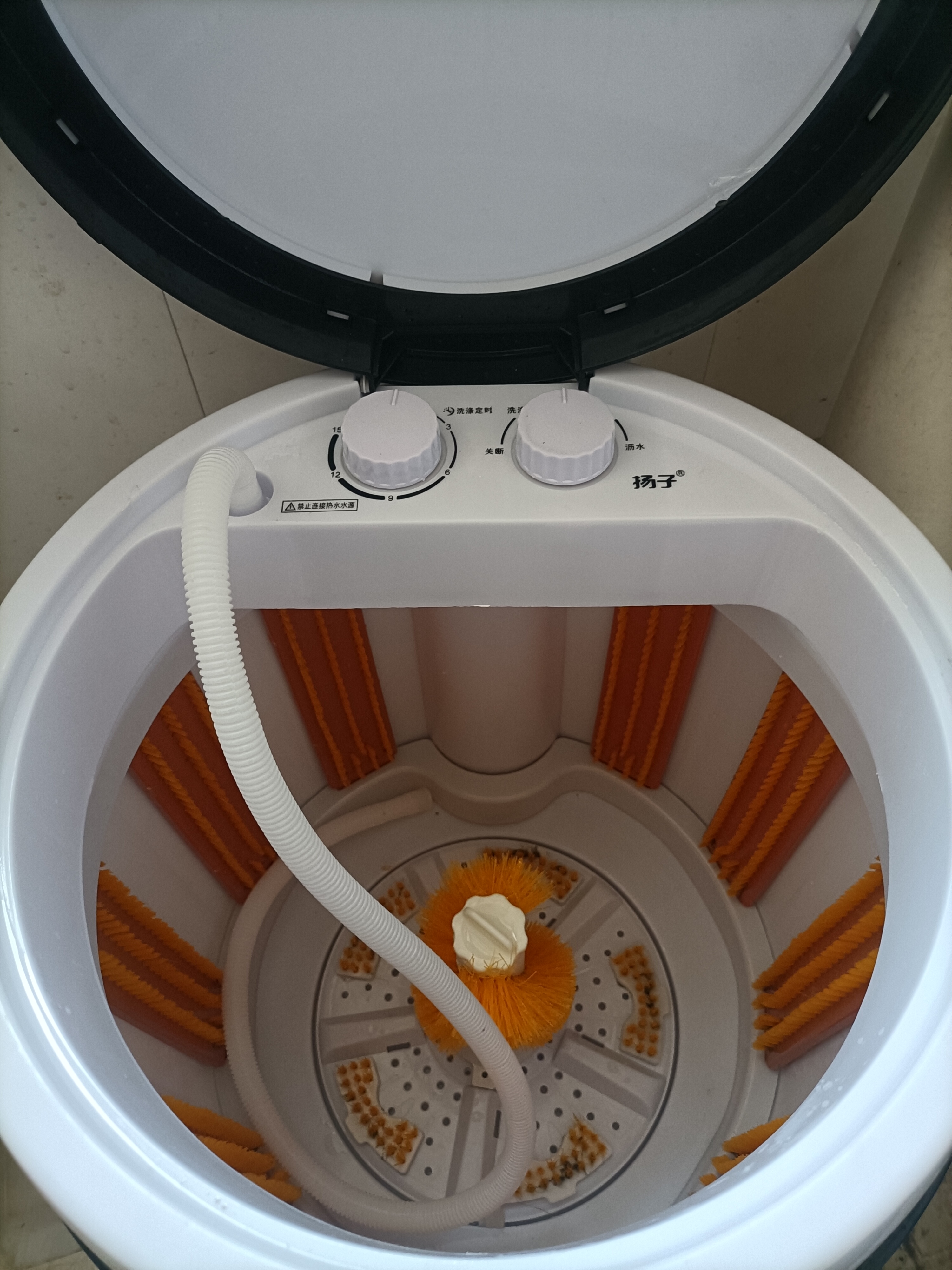 扬子洗鞋机全自动洗脱水一体刷鞋免拆鞋带全方位洗鞋神器可脱水洗衣机 象牙白全壁刷【鞋衣两用+蓝光洗涤+洗脱一体】 实拍图