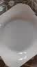洁雅杰陶瓷盘家用白瓷盘子8.5英寸中式方形深盘菜盘汤盘微波炉可用4只装 实拍图
