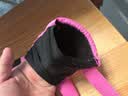 京东京造 儿童轮滑护具自行车滑板平衡车骑行头盔护膝护具节日礼物粉色S 实拍图